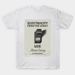 Atomic Age electricity poster. T-Shirt